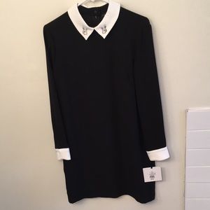 Black retro cocktail dress by Victoria Beckham